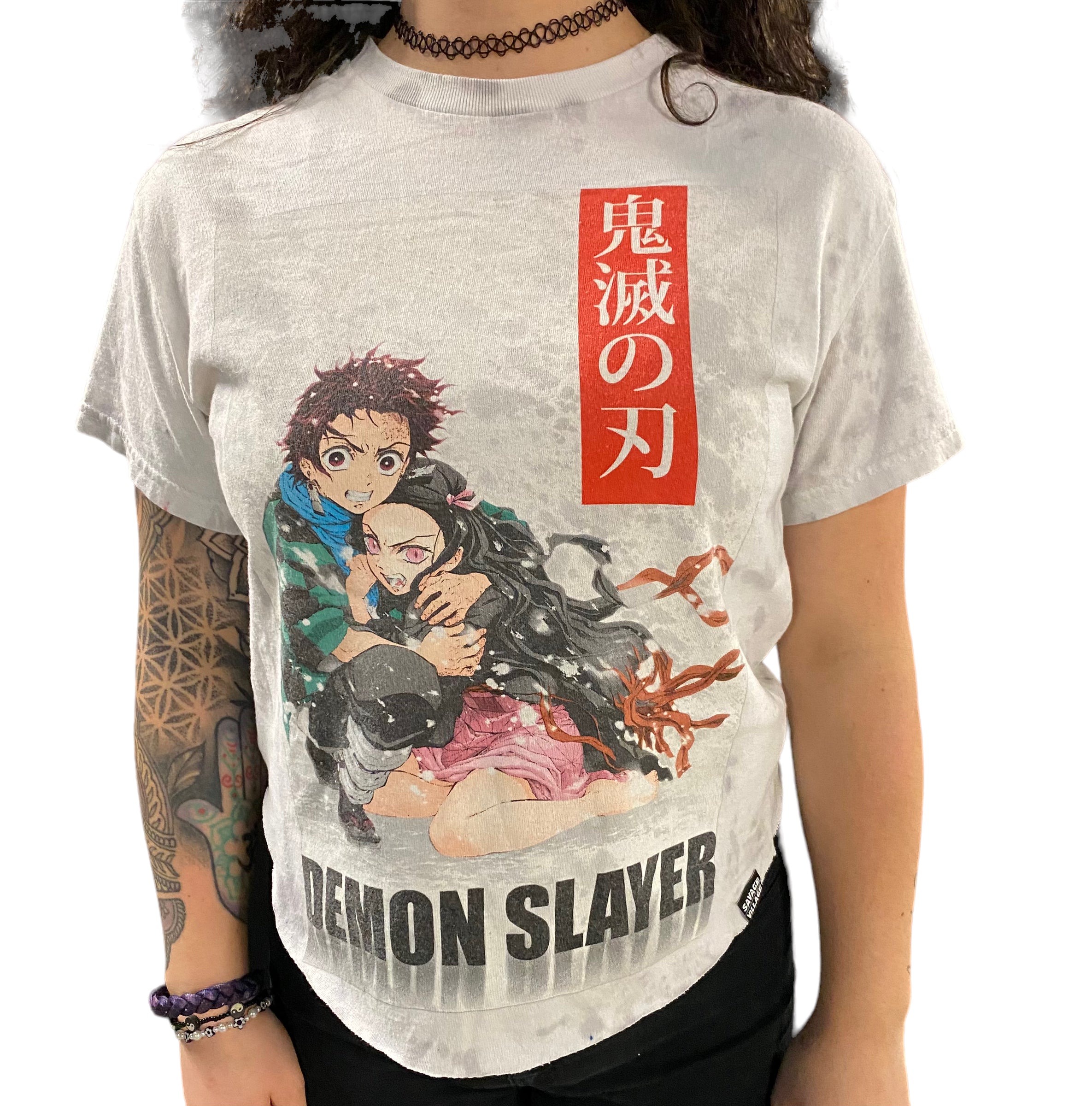 ★2024SS新作★THE COLDEST MOMENT★TCM demon crop T Demon Tour (2024) Black - T-Shirt – Crown The Empire