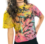 (M) Gameboy Croptop Reverse Dyed