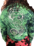 Succubus Wiccan Witches Croptop Longsleeve Dye