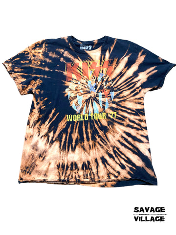 (XL) KISS World Tour 77 // Acidwash Spiral