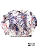 (XL) Santa Cruz Screaming Hand Japan // Tiedye Marble Longsleeve