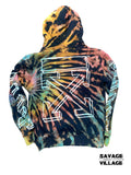 (M) OFF WHITE Hoodie // Reverse Tiedye